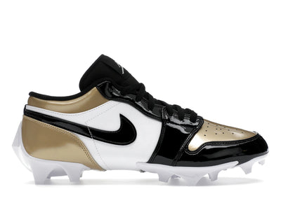 Jordan 1 Low TD Cleat Patent Gold Toe