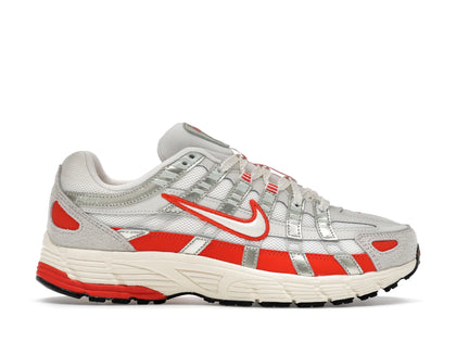 Nike P-6000 Sail Pale Ivory Light Bone Picante Red (Women's) - authentic Nike sneakers