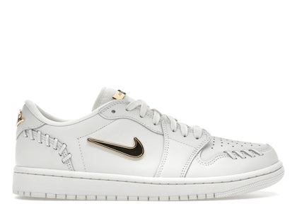 Jordan 1 Low Method of Make Sail Metallic Gold (Women's) - authentic Jordan sneakers