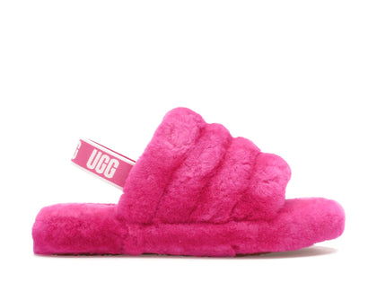 UGG Fluff Yeah Slide Rock Rose (Kids) - authentic UGG product