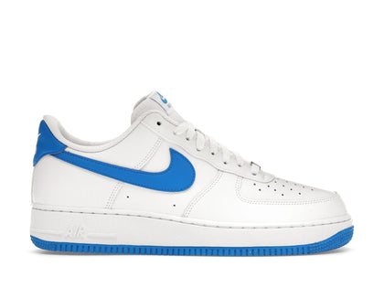Nike Air Force 1 Low '07 White Photo Blue - authentic Nike sneakers