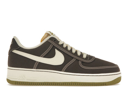 Nike Air Force 1 Low '07 PRM Canvas Baroque Brown - authentic Nike sneakers