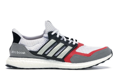 adidas Ultra Boost S&L White Grey Scarlet