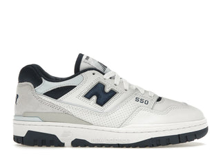 New Balance 550 White NB Navy - authentic New Balance sneakers
