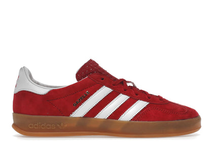 adidas Gazelle Indoor Scarlet Cloud White - authentic adidas sneakers