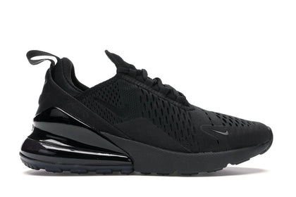 Nike Air Max 270 Triple Black (Women's) - authentic Nike sneakers