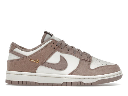 Nike Dunk Low Malt Gold Mini Swoosh (Women's) - authentic Nike sneakers