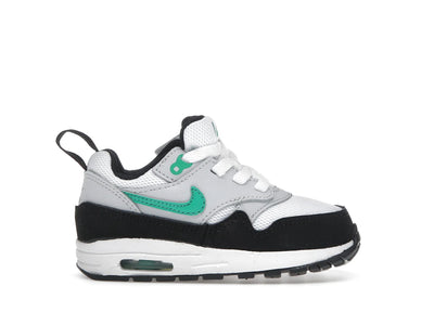 Nike Air Max 1 EasyOn White Pure Platinum Black Stadium Green (I)