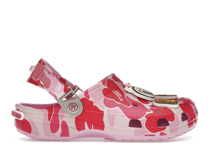 Crocs Classic Clog A Bathing Ape ABC Camo Pink - authentic Crocs sneakers