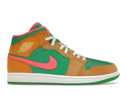 Jordan 1 Mid SE Wheat Watermelon - authentic Jordan sneakers