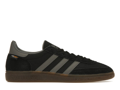 adidas Handball Spezial Core Black Grey Four Gum - authentic adidas sneakers
