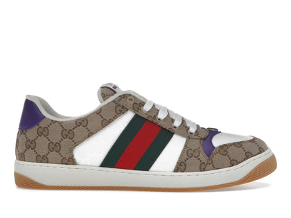 Gucci Screnner GG Beige Purple - authentic Gucci sneakers