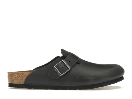 Birkenstock Boston Oiled Leather Black - authentic Birkenstock sneakers