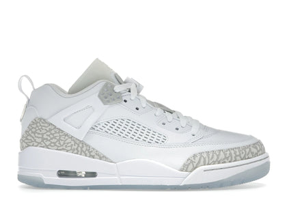 Jordan Spizike Low White Metallic Silver Barely Blue Neutral Grey - authentic Jordan sneakers