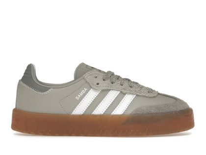 adidas Sambae Grey Cloud White (Women's) - authentic adidas sneakers