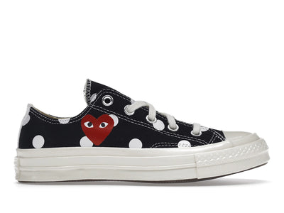 Converse Chuck Taylor All Star 70 Ox Comme des Garcons PLAY  Polka Dot Black