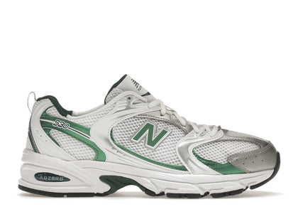 New Balance 530 White Nightwatch Green - authentic New Balance sneakers