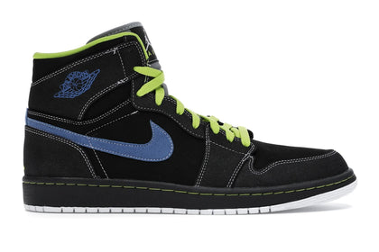 Jordan 1 Retro High Black Cyber Blue Sapphire - authentic Jordan sneakers
