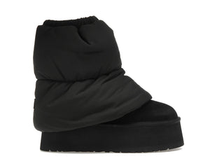 UGG Classic Mini Dipper Puffer Boot Black (Women's) - authentic UGG sneakers