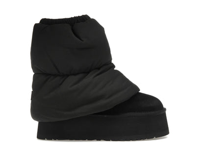 UGG Classic Mini Dipper Puffer Boot Black (Women's) - authentic UGG sneakers