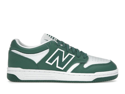 New Balance 480 Team Forest Green White - authentic New Balance sneakers