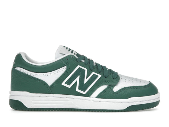 New Balance 480 Team Forest Green White