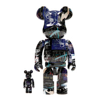 Bearbrick Jean-Michel Basquiat #7 100% & 400% Set