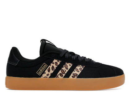 adidas VL Court 3.0 Black Leopard (Women's) - authentic adidas sneakers