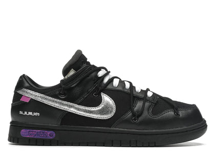 Nike Dunk Low Off-White Lot 50 - authentic Nike sneakers