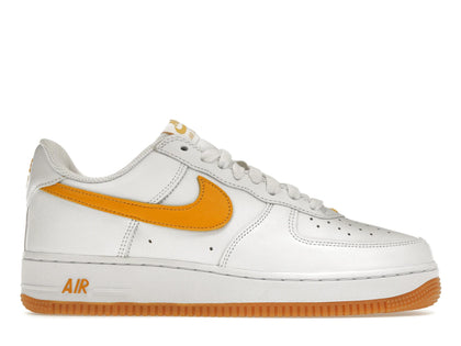 Nike Air Force 1 Low Retro QS Color Of The Month White University Gold - authentic Nike sneakers