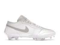 Jordan 1 Low TD Cleat Weiß Grau Nebel