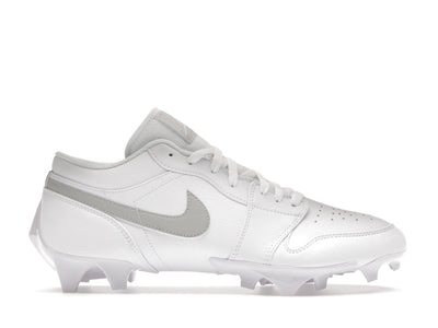 Jordan 1 Low TD Cleat Weiß Grau Nebel