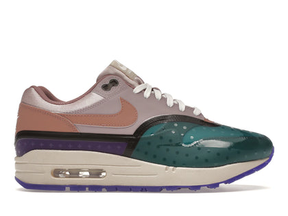 Nike Air Max 1 Premium Plum Fog Fossil Rose (Women's) - authentic Nike sneakers