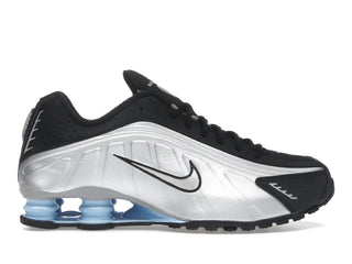 Nike Shox R4 Metallic Silver Black Psychic Blue - authentic Nike sneakers