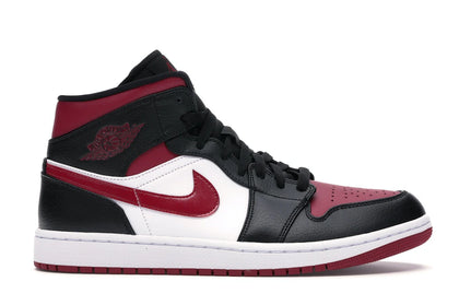 Jordan 1 Mid Bred Toe - authentic Jordan sneakers