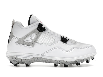 Jordan 4 Retro TD Cleat White Cement - authentic Jordan sneakers