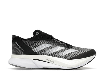 adidas Adizero Boston 12 Black White - authentic adidas sneakers