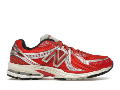 New Balance 860v2 Aimé Leon Dore Red Grey - authentic New Balance sneakers
