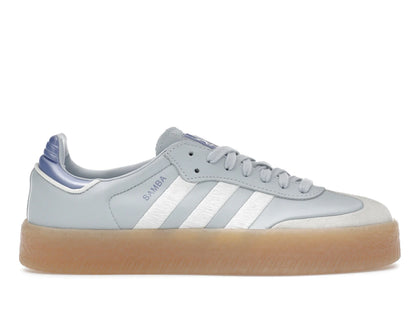 adidas Sambae Halo Blue Blue Spark Metallic (Women's) - authentic adidas sneakers