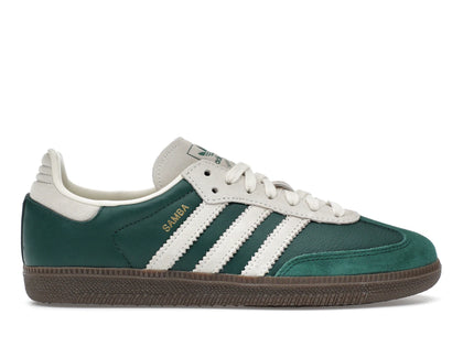 adidas Samba OG Dark Green Beige (GS) - authentic adidas sneakers