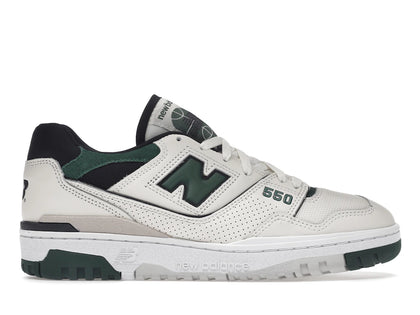New Balance 550 Sea Salt Pine Green - authentic New Balance sneakers