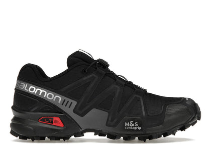 Salomon Speedcross 3 Black Quiet Shade Red - authentic Salomon sneakers