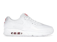 Nike Air Max 90 Weiß Hellkarmesinrot