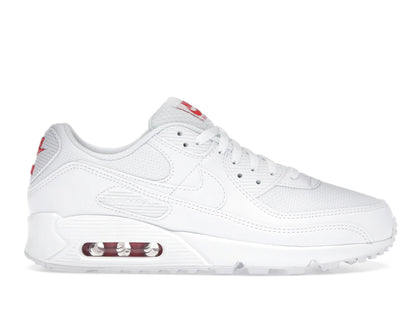 Nike Air Max 90 White Light Crimson - authentic Nike sneakers