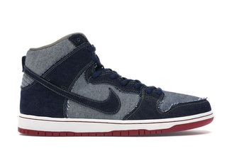 Nike SB Dunk High Reese Forbes Denim - authentic Nike sneakers