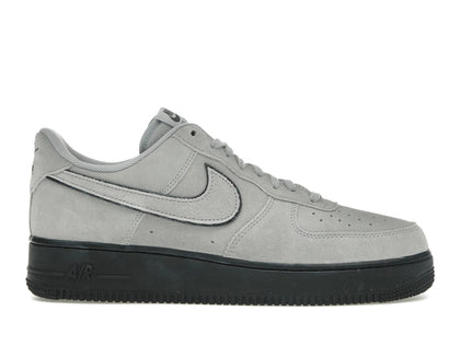 Nike Air Force 1 Low '07 LV8 Light Smoke Grey Suede Black - authentic Nike sneakers