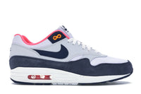 Nike Air Max 1 Pure Platinum Midnight Navy Racer Pink (Women's)