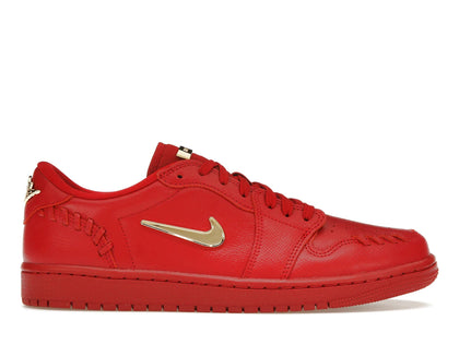 Jordan 1 Low Method of Make Gym Red Metallic Gold (Women's) - authentic Jordan sneakers