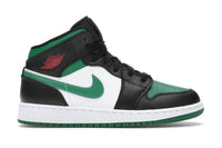 Jordan 1 Mid Green Toe (GS)