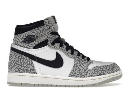 Jordan 1 Retro High OG White Cement - authentic Jordan sneakers